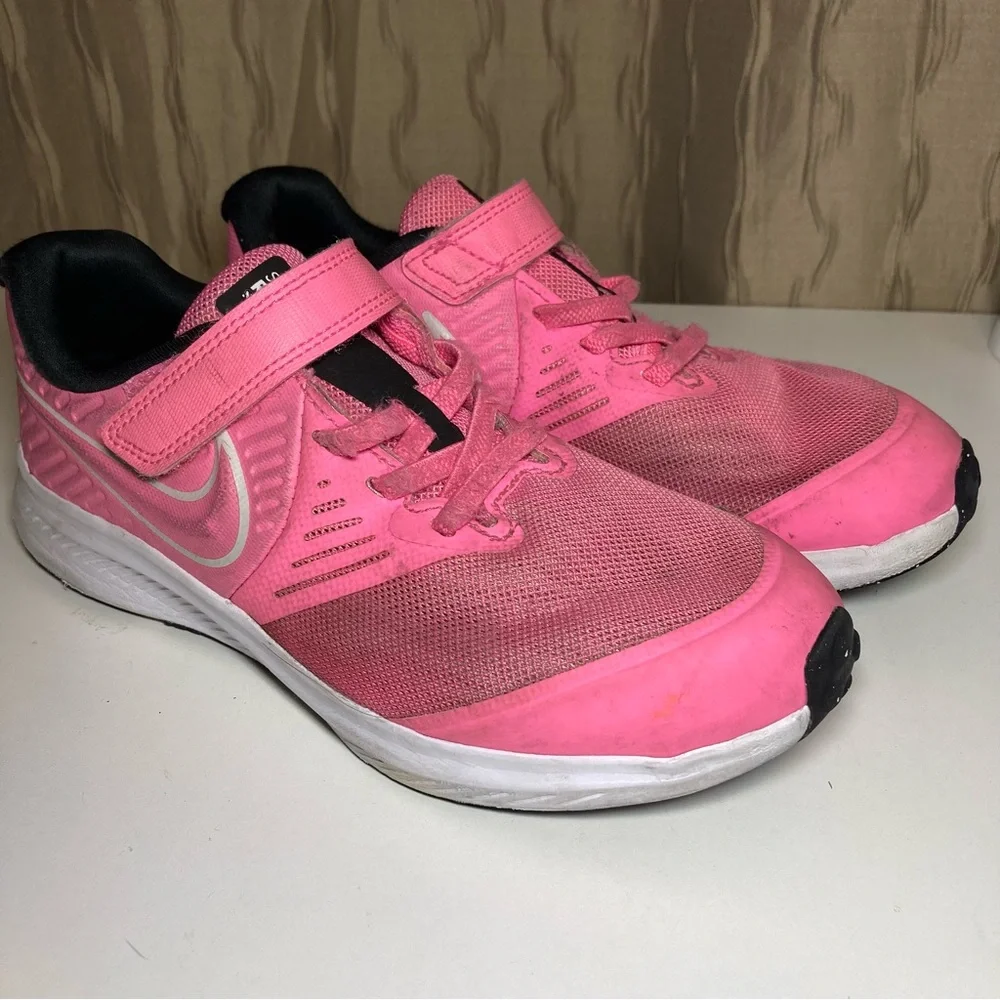 Nike Star Runner 2.0 Girl's 3Y Hot Pink Running Sneaker AT1801-603